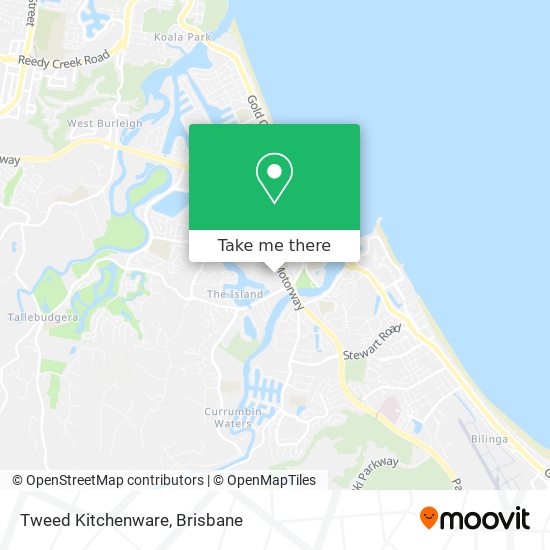 Tweed Kitchenware map