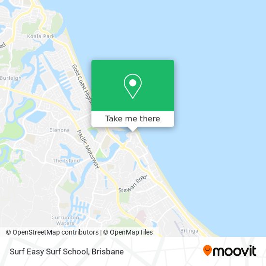 Surf Easy Surf School map