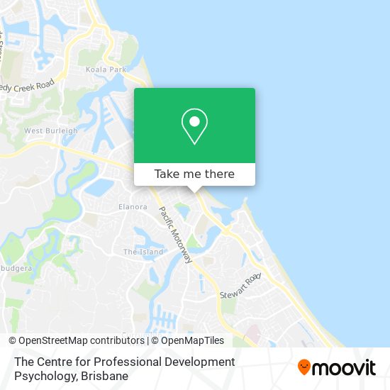The Centre for Professional Development Psychology map