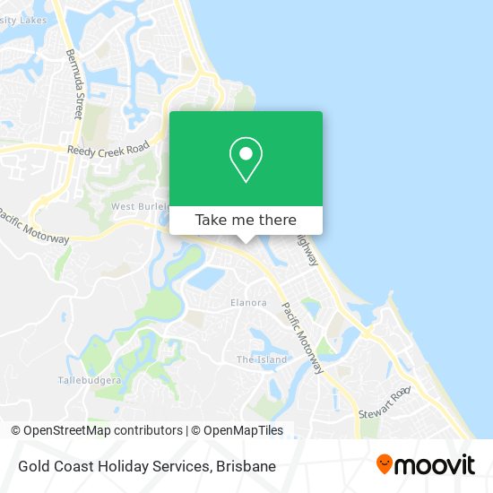 Gold Coast Holiday Services map
