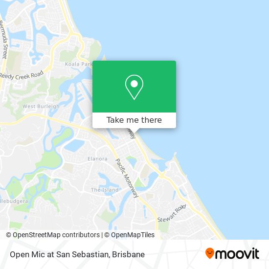 Open Mic at San Sebastian map