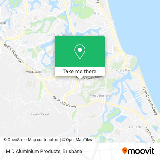 M D Aluminium Products map