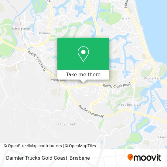 Daimler Trucks Gold Coast map