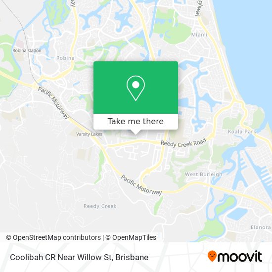 Coolibah CR Near Willow St map