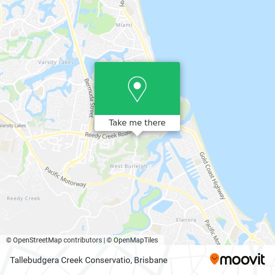 Tallebudgera Creek Conservatio map