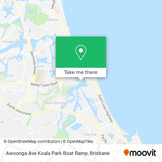 Awoonga Ave Koala Park Boat Ramp map