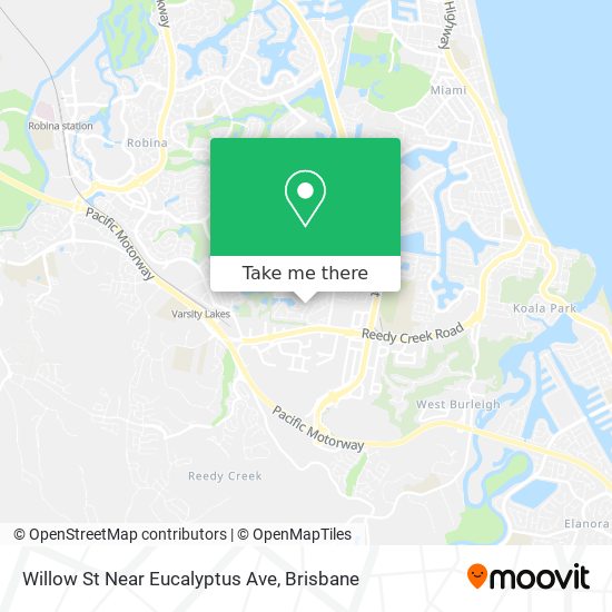 Willow St Near Eucalyptus Ave map