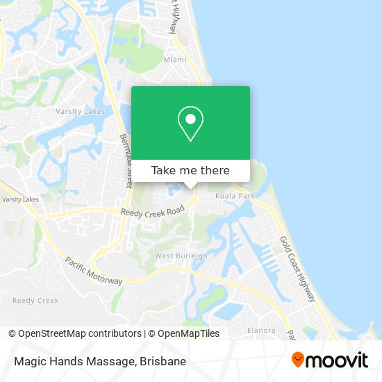 Magic Hands Massage map