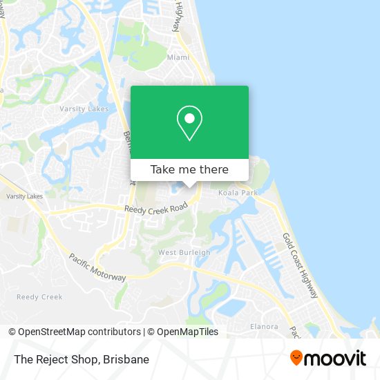 Mapa The Reject Shop