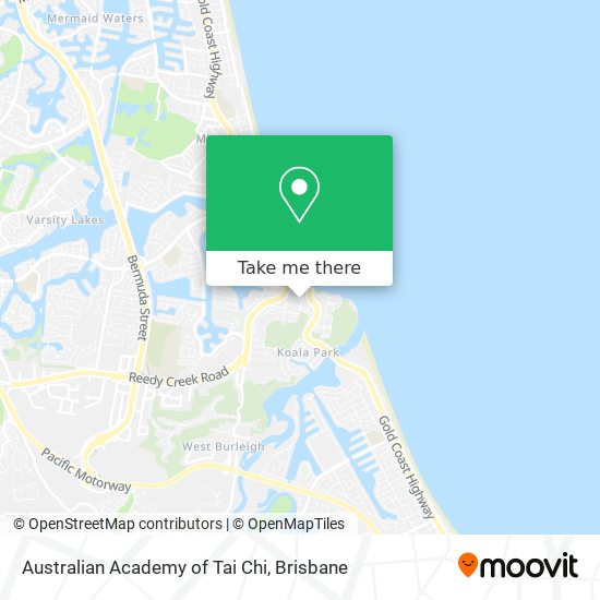 Australian Academy of Tai Chi map