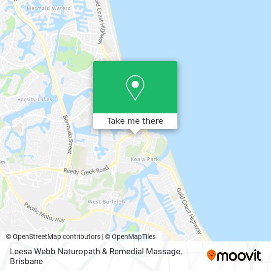 Leesa Webb Naturopath & Remedial Massage map