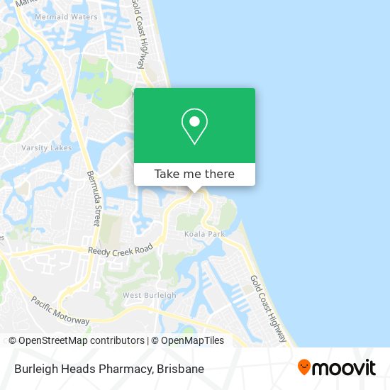 Burleigh Heads Pharmacy map