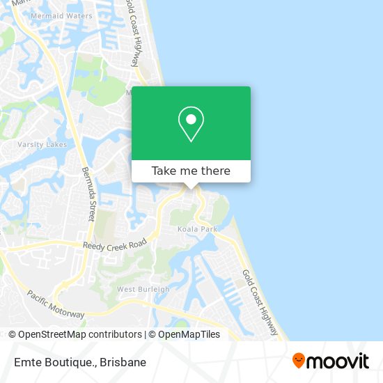 Emte Boutique. map