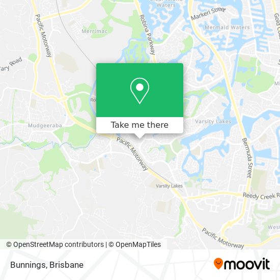 Bunnings map