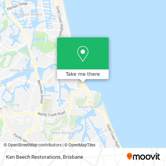 Ken Beech Restorations map