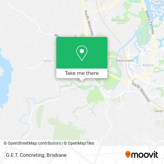 G.E.T. Concreting map