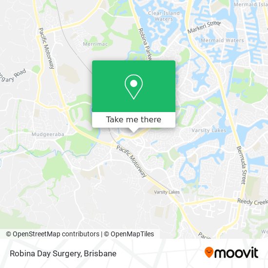 Robina Day Surgery map