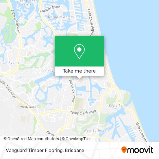 Vanguard Timber Flooring map