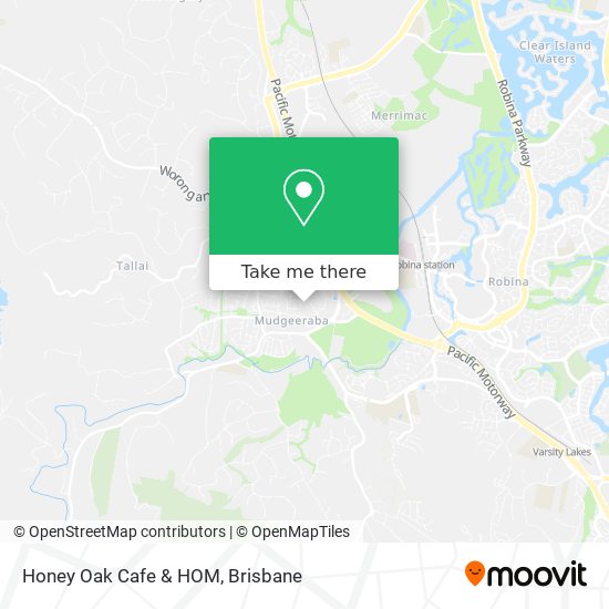 Honey Oak Cafe & HOM map
