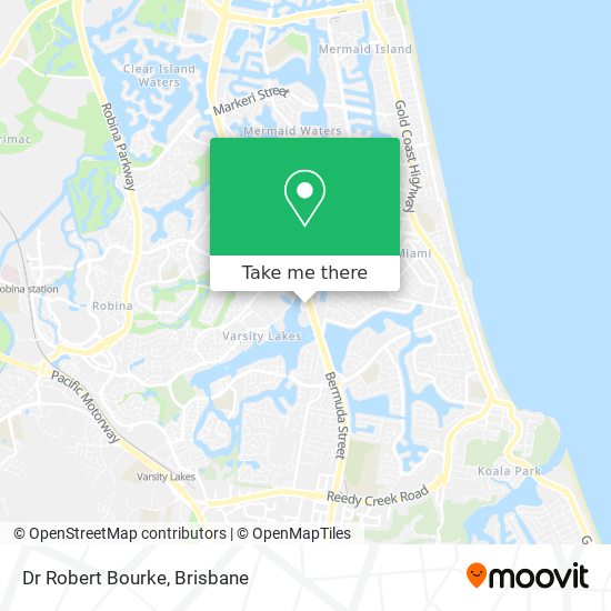 Dr Robert Bourke map