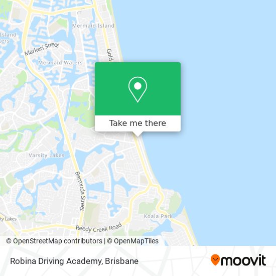 Robina Driving Academy map
