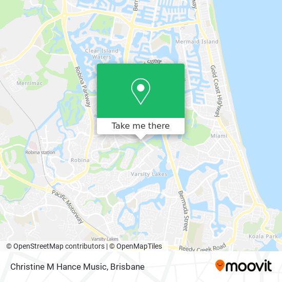Christine M Hance Music map