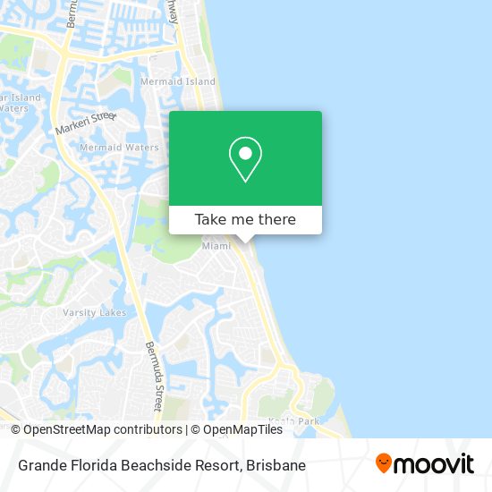 Grande Florida Beachside Resort map