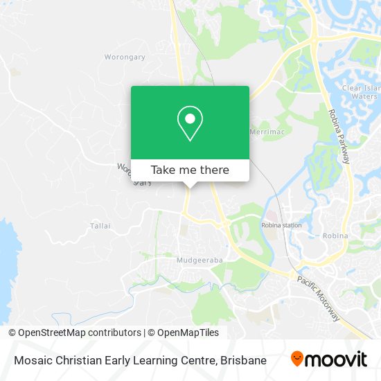 Mosaic Christian Early Learning Centre map