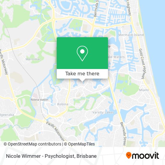 Nicole Wimmer - Psychologist map