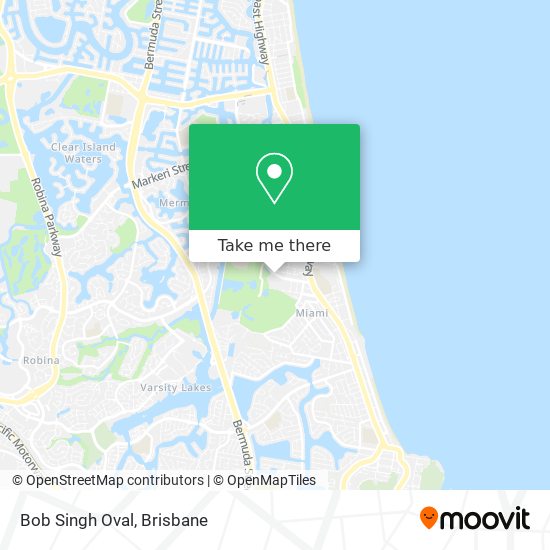 Bob Singh Oval map