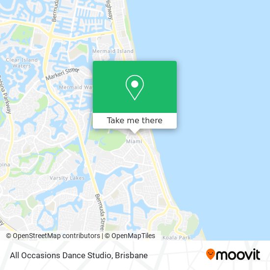 All Occasions Dance Studio map
