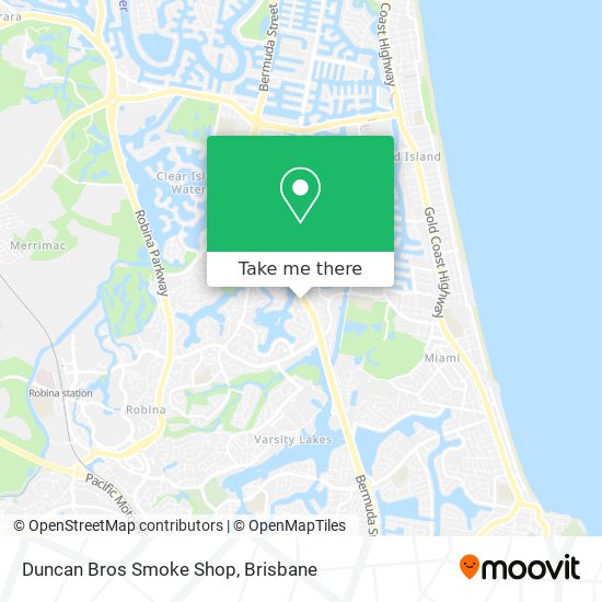 Duncan Bros Smoke Shop map