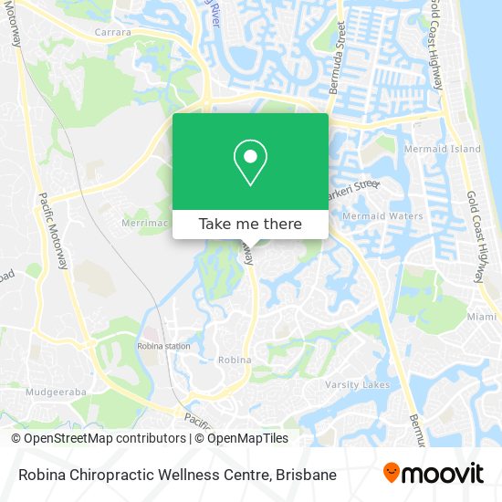 Robina Chiropractic Wellness Centre map
