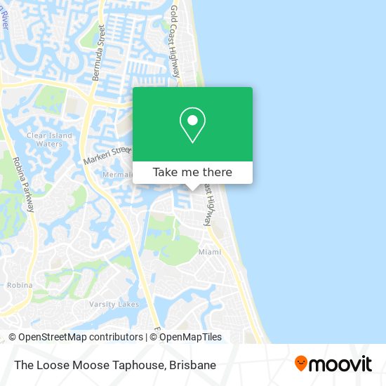 The Loose Moose Taphouse map