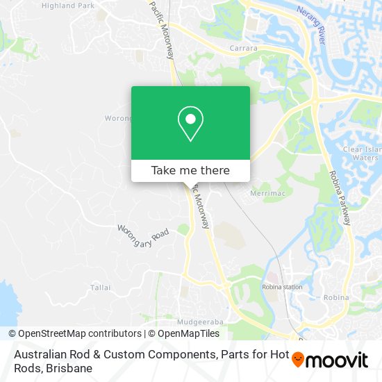 Australian Rod & Custom Components, Parts for Hot Rods map