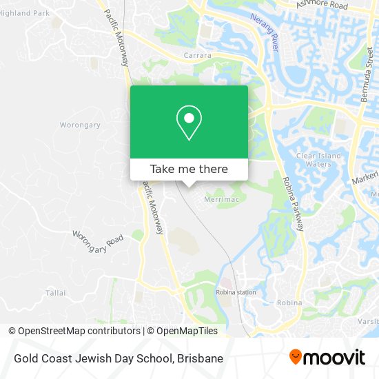 Gold Coast Jewish Day School map