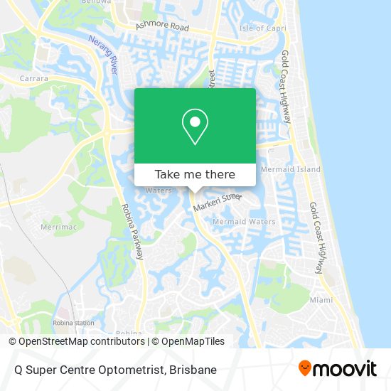 Q Super Centre Optometrist map