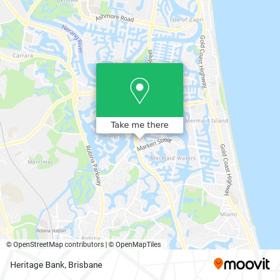 Heritage Bank map