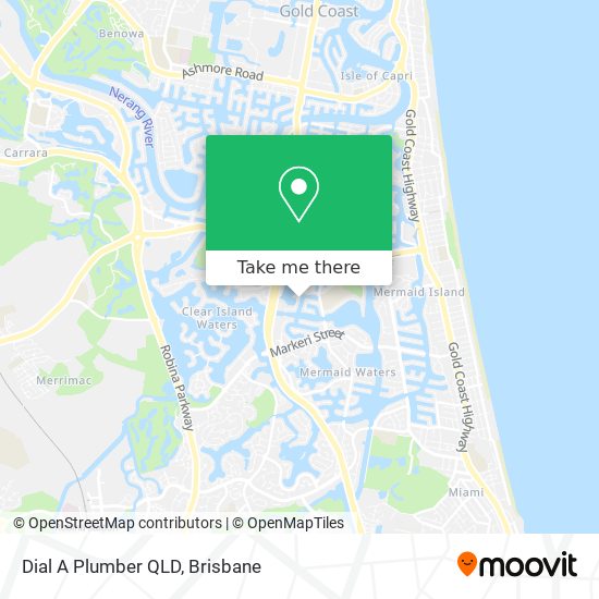 Dial A Plumber QLD map
