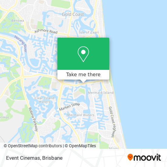 Event Cinemas map