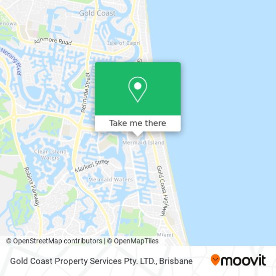 Gold Coast Property Services Pty. LTD. map
