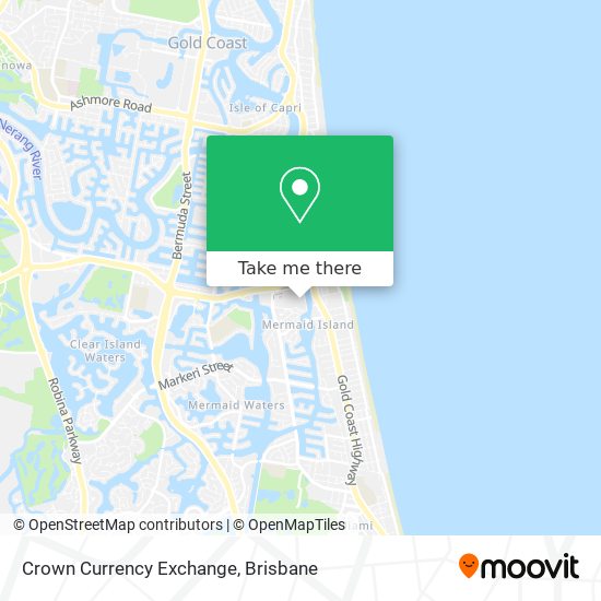 Crown Currency Exchange map