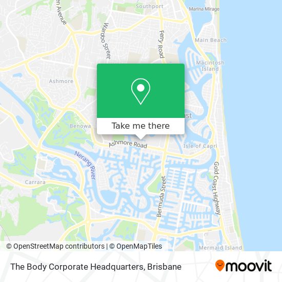 The Body Corporate Headquarters map