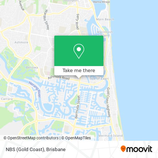 NBS (Gold Coast) map