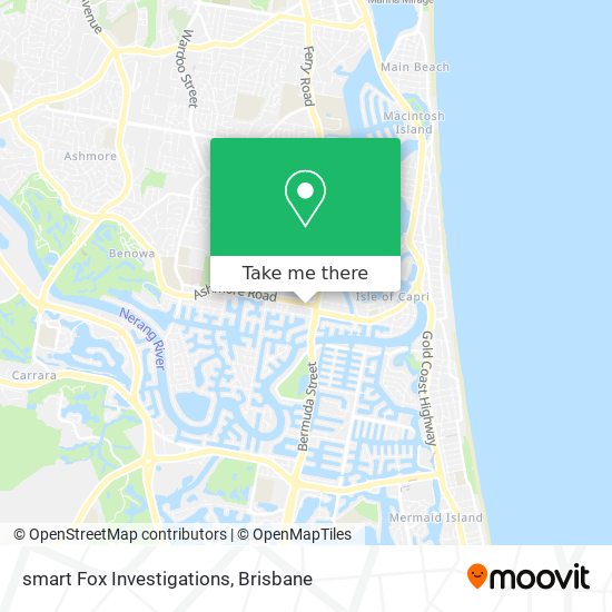 Mapa smart Fox Investigations