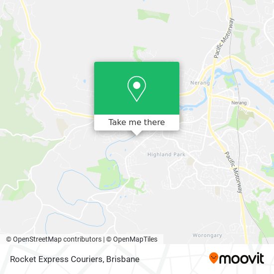 Rocket Express Couriers map