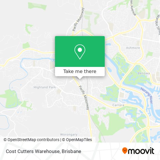 Cost Cutters Warehouse map