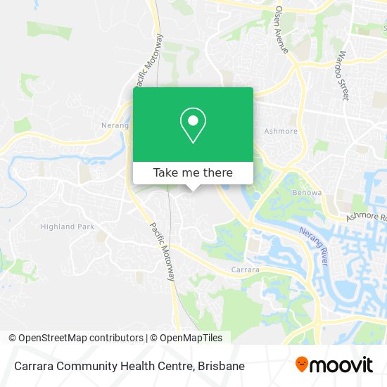 Mapa Carrara Community Health Centre