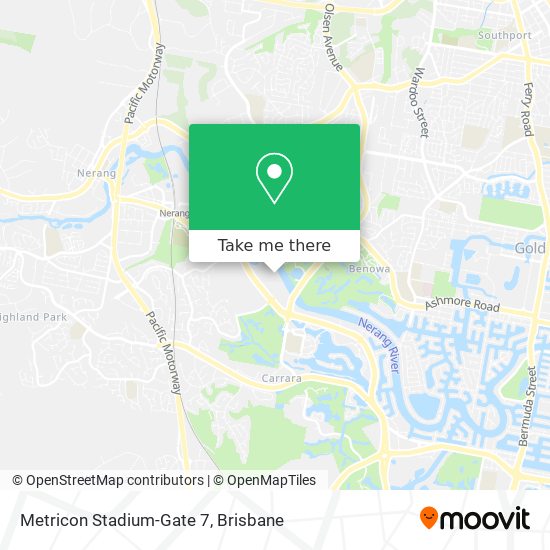 Metricon Stadium-Gate 7 map
