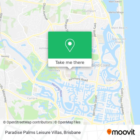 Paradise Palms Leisure Villas map